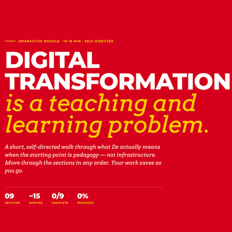 I'd have (have already) said 'is a teaching and learning opportunity', but didn't do a revision to fix that…